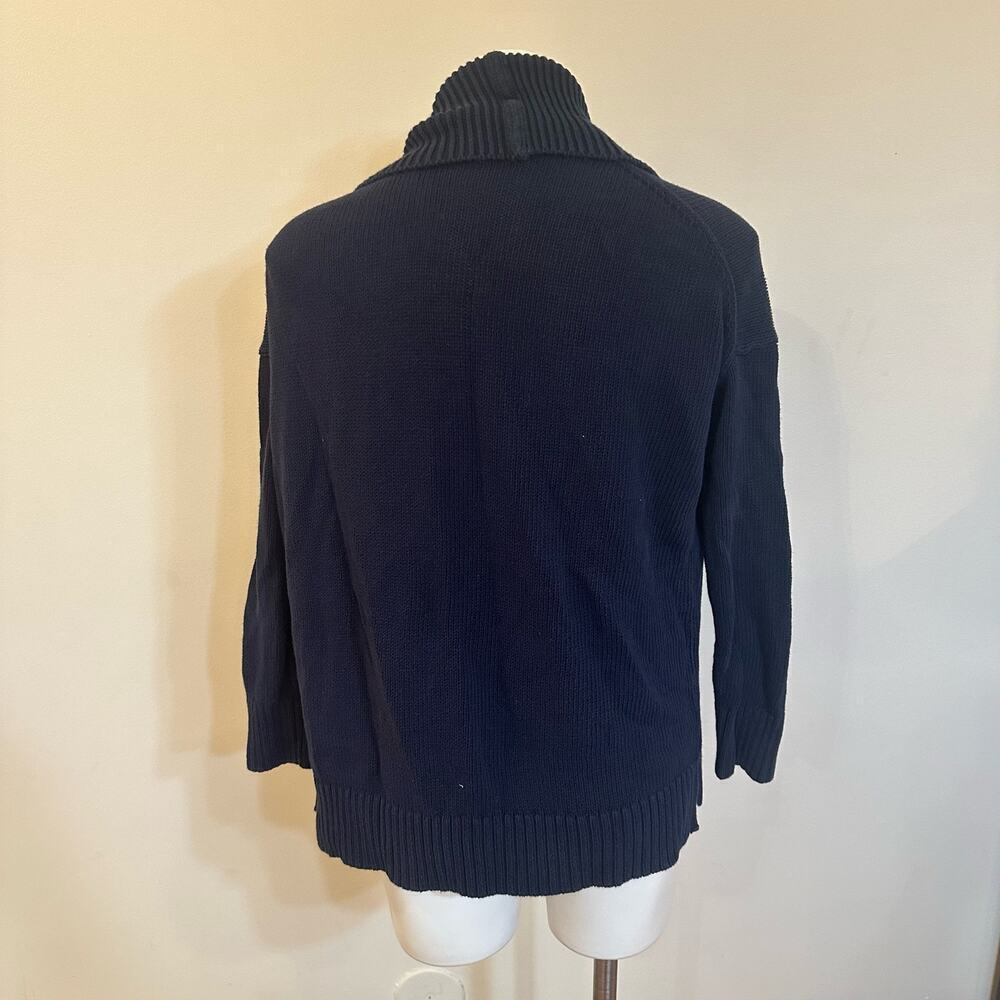 J. Crew Navy Blue Open Cardigan Sweater sz XS - Picture 4 of 6